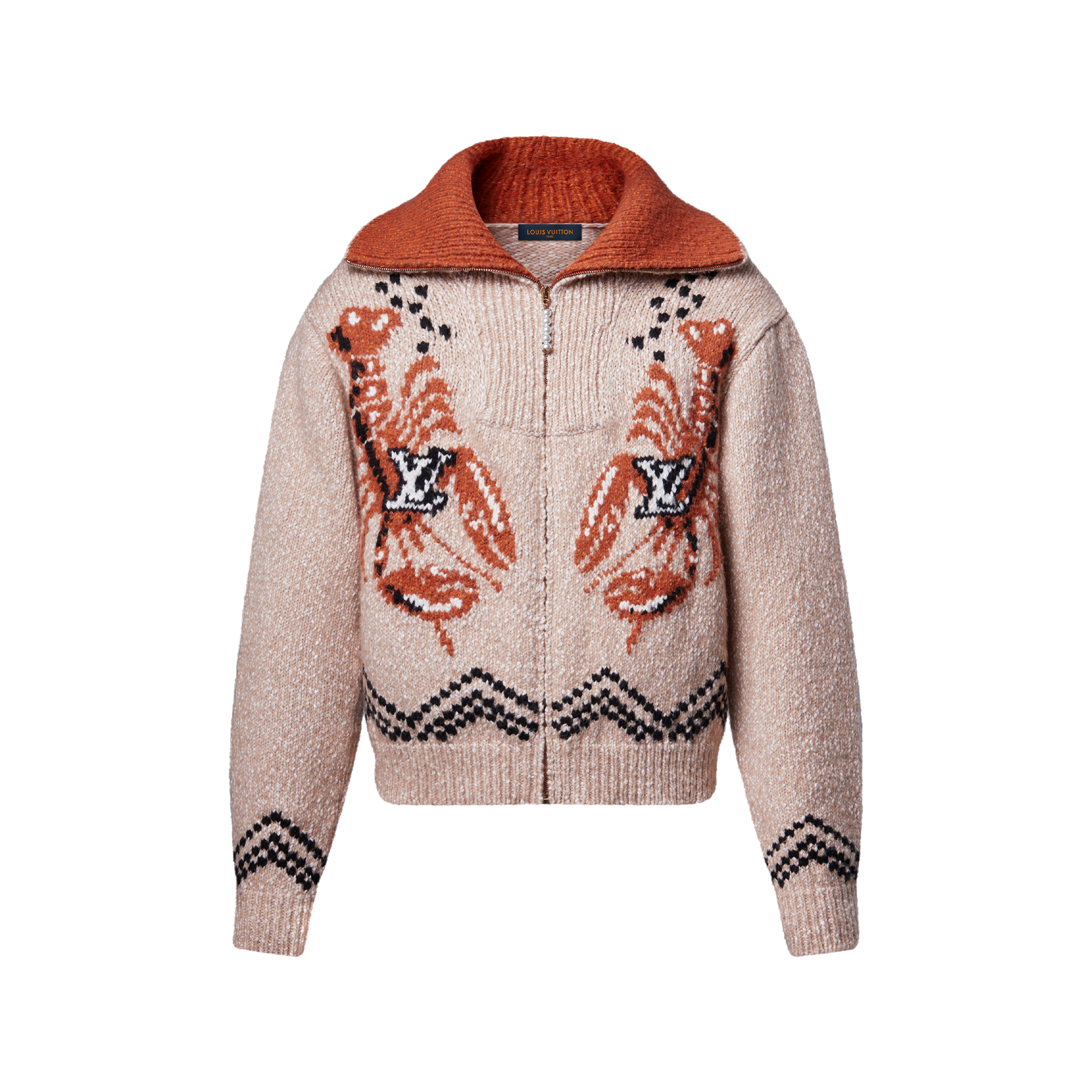 Zipped Knitted Blouson - Luxury Beige | LOUIS VUITTON